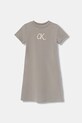 Calvin Klein Jeans sukienka dziecięca rozkloszowany szary IG0IG02966.116.9BYA