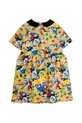 Mini Rodini gyerek ruha Flowers 2565010000 sárga AW25