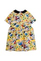 Mini Rodini gyerek ruha Flowers 2565010000 sárga AW25