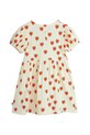 Mini Rodini gyerek ruha Outlined hearts 2565010211 bézs AW25