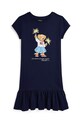 Haljina Polo Ralph Lauren kratki mornarsko plava 313982151001