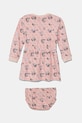Дитяча бавовняна сукня Guess A5YK02.KA6R4.9BYA рожевий AW25