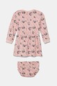 Guess rochie din bumbac pentru copii A5YK02.KA6R4.9BYA portocaliu AW25