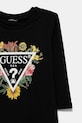 Dziewczynka Guess sukienka bawełniana dziecięca J3YK13.KA6W4.9BYA czarny