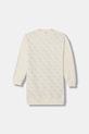 Dievčenské šaty Guess pletenina béžová J5YK02.KA6V4.9BYA
