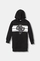 Хлопковое детское платье Guess длинный чёрный J5YK04.KA6R4.9BYA