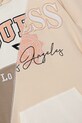 Fete Guess rochie din bumbac pentru copii J5YK05.KA6R4.9BYA bej