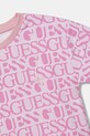 Dievča Dievčenské bavlnené šaty Guess J5YK07.KAD74.9BYA ružová