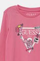 Dievča Dievčenské bavlnené šaty Guess K3YK13.KA6W4.9BYA ružová