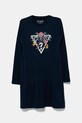 Хлопковое детское платье Guess длинный голубой K3YK13.KA6W4.9BYA