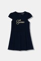 Guess sukienka dziecięca rozkloszowany granatowy K5YK13.KAUH0.9BYA