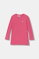 Παιδικό φόρεμα adidas Originals με ελαστάν ροζ JX2850