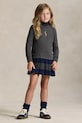 Polo Ralph Lauren sukienka dziecięca długi szary 312978991001