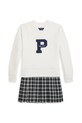Παιδικό φόρεμα Polo Ralph Lauren 312979024001 λευκό AW25