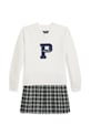 Dievčenské šaty Polo Ralph Lauren 312979024001 biela AW25