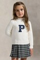 Παιδικό φόρεμα Polo Ralph Lauren λευκό 312979024001