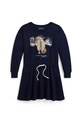 Παιδικό φόρεμα Polo Ralph Lauren 312979035001 σκούρο μπλε AW25