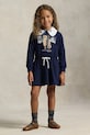 Dívčí šaty Polo Ralph Lauren námořnická modř 312979035001