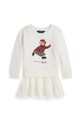 Polo Ralph Lauren sukienka dziecięca 312981086001 beżowy AW25