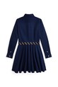 Dievčenské bavlnené šaty Polo Ralph Lauren 313950629001 tmavomodrá AW25