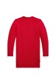 Παιδικό βαμβακερό φόρεμα Polo Ralph Lauren 313978873001 κόκκινο AW25