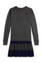 Dziewczynka Polo Ralph Lauren sukienka dziecięca 313978991001 szary