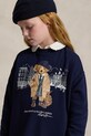 Παιδικό φόρεμα Polo Ralph Lauren 313979036001 σκούρο μπλε