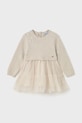 Mayoral rochie bebe mini bej 2905.4A.Baby.9BYA