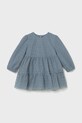 Mayoral rochie bebe midi albastru 2907.4B.Baby.9BYA
