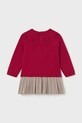 Mayoral rochie bebe 2908.4B.Baby.9BYA rosu AW25