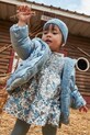 Детска рокля Mayoral флорален син 2909.4B.Baby.9BYA