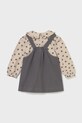 Детское платье Mayoral 2926.4J.Baby.9BYA бежевый AW25
