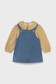 Mayoral sukienka dziecięca wzorzyste niebieski 2926.4J.Baby.9BYA