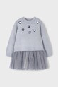 Mayoral rochie fete 4918.6K.Mini.9BYA gri AW25