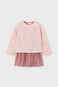 Dievčenské šaty Mayoral jednofarebný ružová 4925.6M.Mini.9BYA