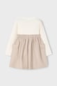 Mayoral rochie fete 4930.6N.Mini.9BYA bej AW25