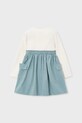 Παιδικό φόρεμα Mayoral 4930.6N.Mini.9BYA πράσινο AW25