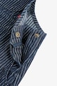Bobo Choses vestito di cotone bambina Tic Tac Toe 225AC092 blu navy