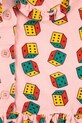 Bobo Choses sukienka bawełniana dziecięca Dices różowy 225AC146