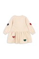 Детское платье Konges Sløjd LOU TERRY SWEAT DRESS OCS KS103869.9BYA бежевый AW25