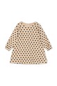Детское платье с хлопком Konges Sløjd CHLEO DRESS GOTS хлопок бежевый KS103751.9BYA