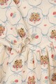 Дитяча сукня з бавовною Konges Sløjd COCO DRESS GOTS бежевий KS103758.9BYA