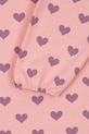 Konges Sløjd sukienka bawełniana dziecięca DREY DRESS GOTS KS103782.9BYA różowy