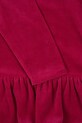 Dievčenské šaty Konges Sløjd VELOU DRESS GOTS KS104029.9BYA burgundské