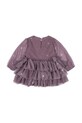 Παιδικό φόρεμα Konges Sløjd FAY DRESS GRS KS103807.9BYA μωβ AW25