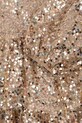 Konges Sløjd sukienka dziecięca LILA SEQUINS BOW DRESS KS103858.9BYA złoty