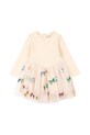 Konges Sløjd sukienka dziecięca YVONNE BALLERINA DRESS tkanina beżowy KS104045.9BYA