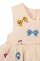 Konges Sløjd sukienka dziecięca YVONNE FAIRY DRESS beżowy KS104046.9BYA
