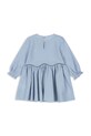 Παιδικό φόρεμα Konges Sløjd AVA DRESS GOTS KS104071.9BYA μπλε AW25