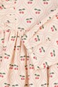 Otroška bombažna obleka Konges Sløjd CIANNA LS BOW DRESS GOTS KS103755.9BYA bež